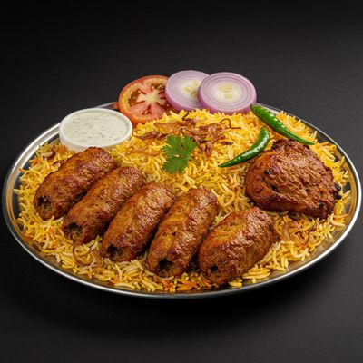 Chicken Kabab Biryani